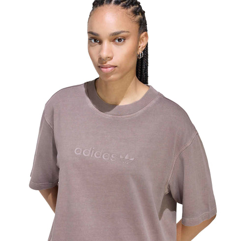 Essentials Linear Boyfriend T-Shirt Oversized Washed