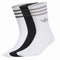 3 Stripes Glitter Crew Socks 3 Pairs
